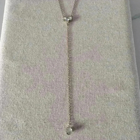 J. Crew Dainty ‘Y’ Jewelled Necklace - Picture 2 of 4